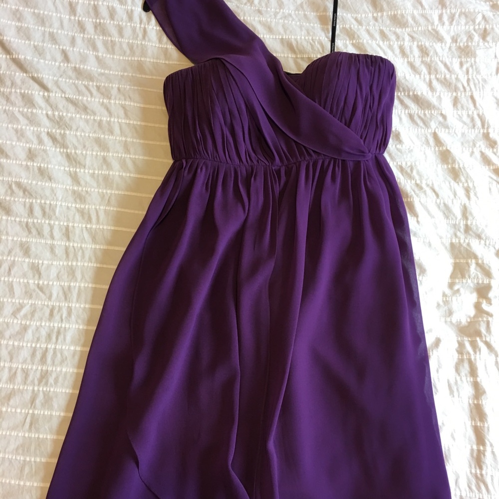 Purple bridesmaid dress